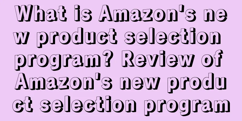 What is Amazon's new product selection program? Review of Amazon's new product selection program