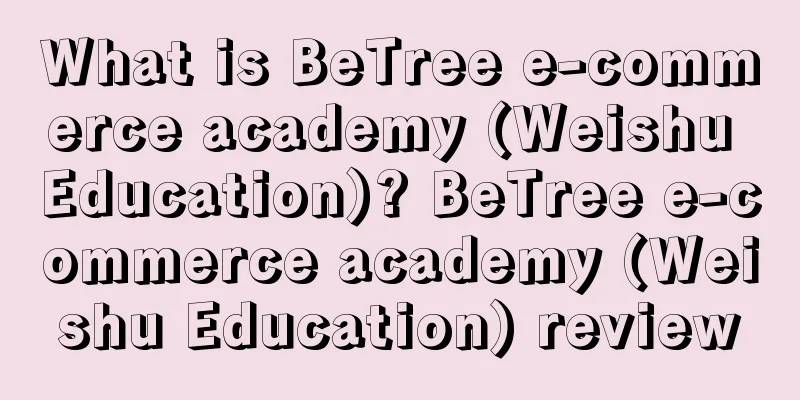 What is BeTree e-commerce academy (Weishu Education)? BeTree e-commerce academy (Weishu Education) review