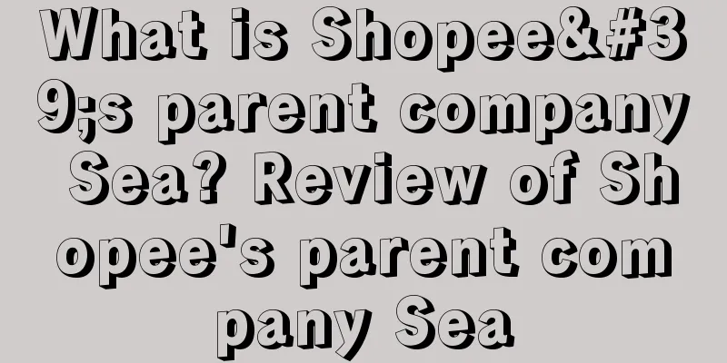 What is Shopee's parent company Sea? Review of Shopee's parent company Sea