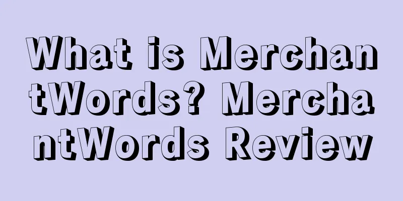 What is MerchantWords? MerchantWords Review