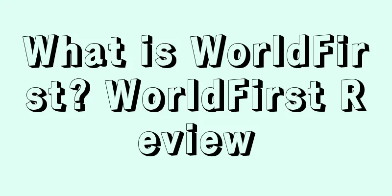 What is WorldFirst? WorldFirst Review
