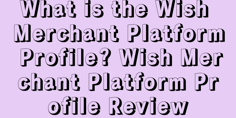 What is the Wish Merchant Platform Profile? Wish Merchant Platform Profile Review