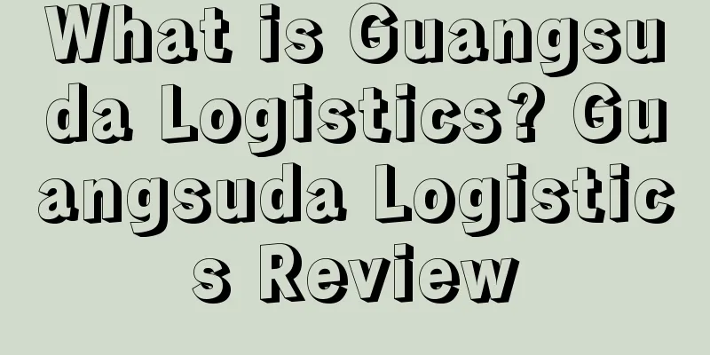 What is Guangsuda Logistics? Guangsuda Logistics Review