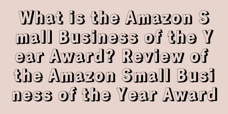 What is the Amazon Small Business of the Year Award? Review of the Amazon Small Business of the Year Award
