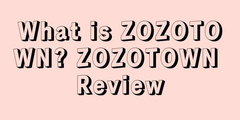 What is ZOZOTOWN? ZOZOTOWN Review