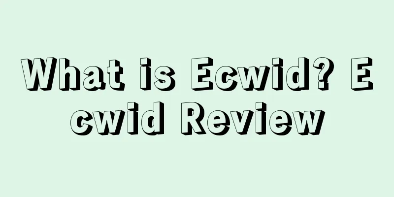 What is Ecwid? Ecwid Review