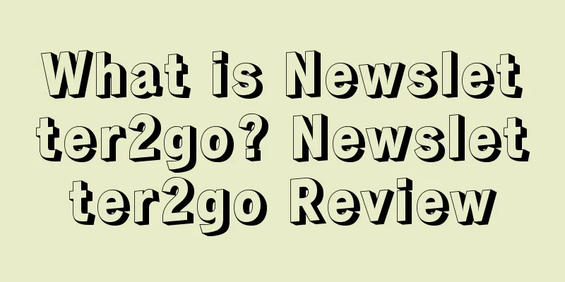 What is Newsletter2go? Newsletter2go Review