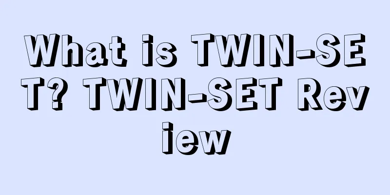 What is TWIN-SET? TWIN-SET Review