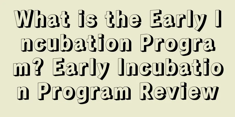 What is the Early Incubation Program? Early Incubation Program Review