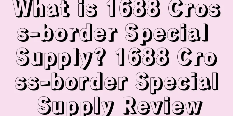 What is 1688 Cross-border Special Supply? 1688 Cross-border Special Supply Review
