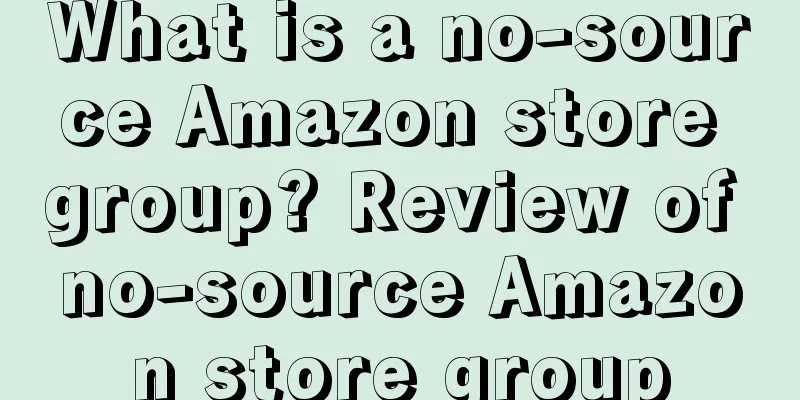 What is a no-source Amazon store group? Review of no-source Amazon store group