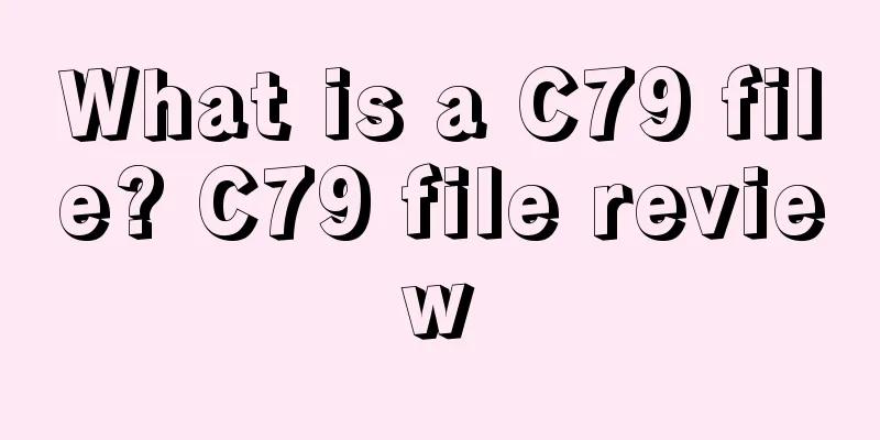 What is a C79 file? C79 file review