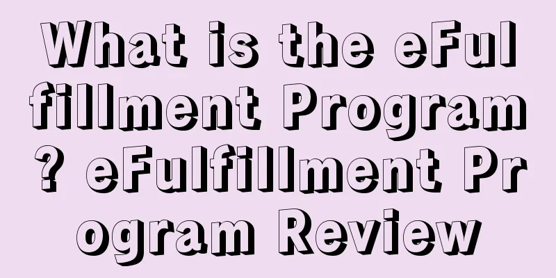What is the eFulfillment Program? eFulfillment Program Review