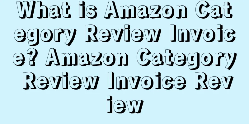 What is Amazon Category Review Invoice? Amazon Category Review Invoice Review