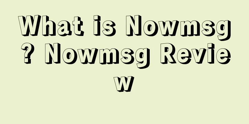 What is Nowmsg? Nowmsg Review
