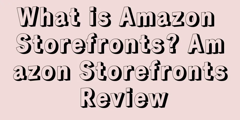 What is Amazon Storefronts? Amazon Storefronts Review