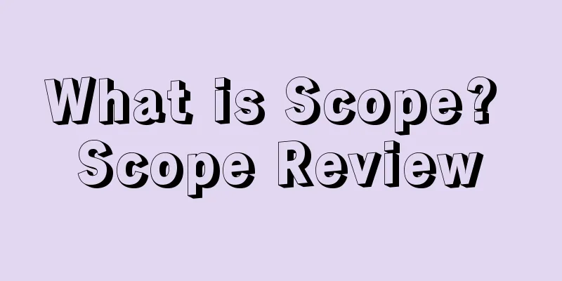 What is Scope? Scope Review