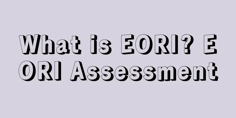 What is EORI? EORI Assessment