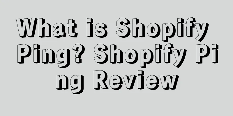 What is Shopify Ping? Shopify Ping Review