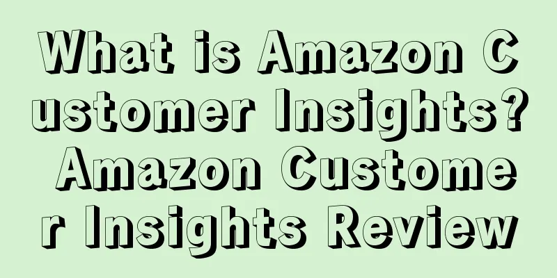 What is Amazon Customer Insights? Amazon Customer Insights Review