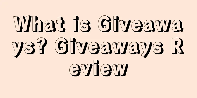What is Giveaways? Giveaways Review