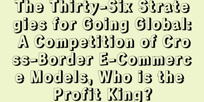 The Thirty-Six Strategies for Going Global: A Competition of Cross-Border E-Commerce Models, Who is the Profit King?
