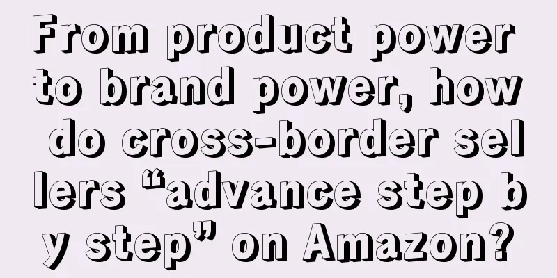 From product power to brand power, how do cross-border sellers “advance step by step” on Amazon?