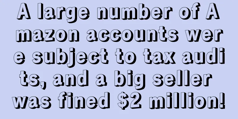 A large number of Amazon accounts were subject to tax audits, and a big seller was fined $2 million!