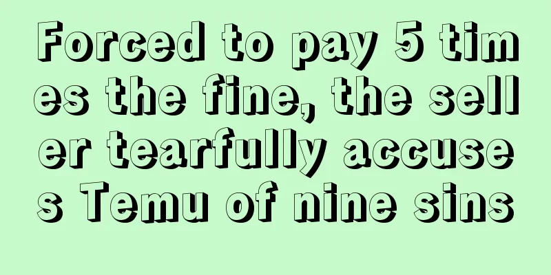 Forced to pay 5 times the fine, the seller tearfully accuses Temu of nine sins