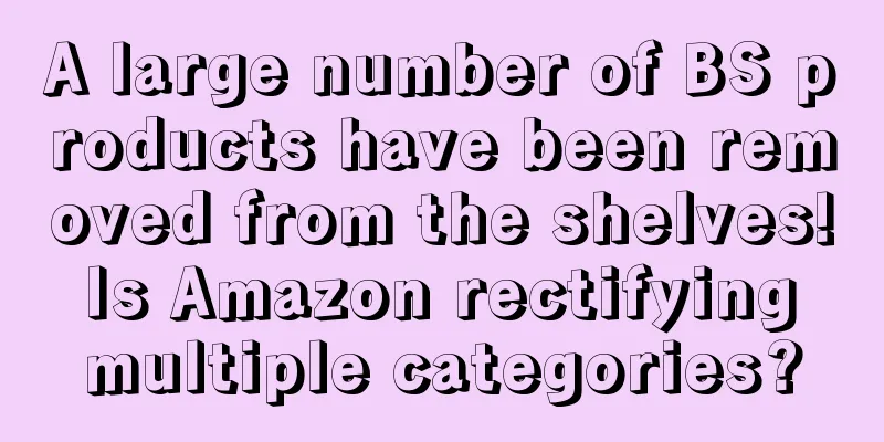 A large number of BS products have been removed from the shelves! Is Amazon rectifying multiple categories?