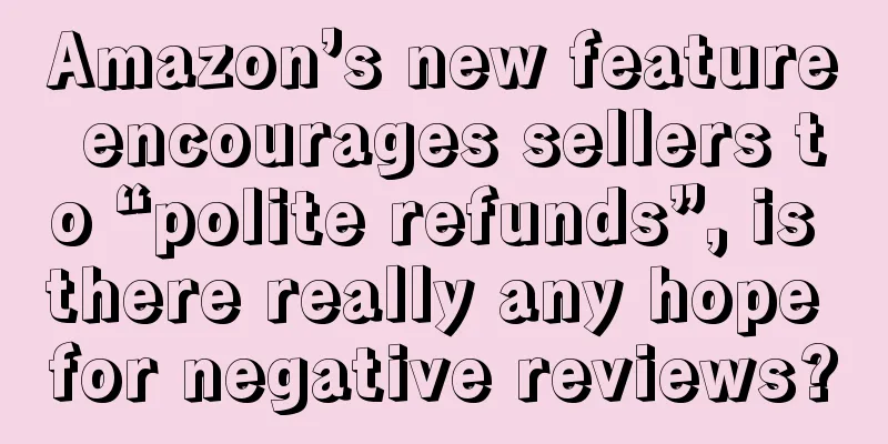 Amazon’s new feature encourages sellers to “polite refunds”, is there really any hope for negative reviews?