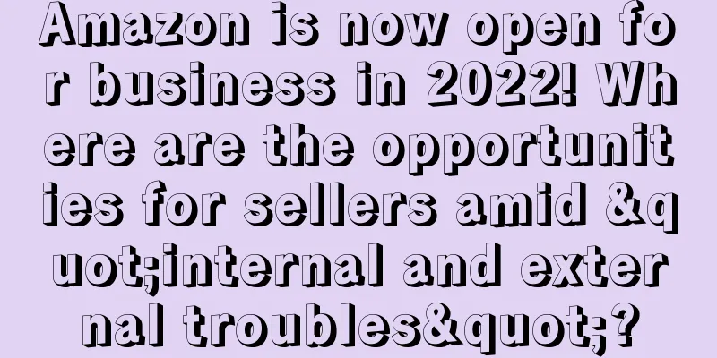 Amazon is now open for business in 2022! Where are the opportunities for sellers amid "internal and external troubles"?