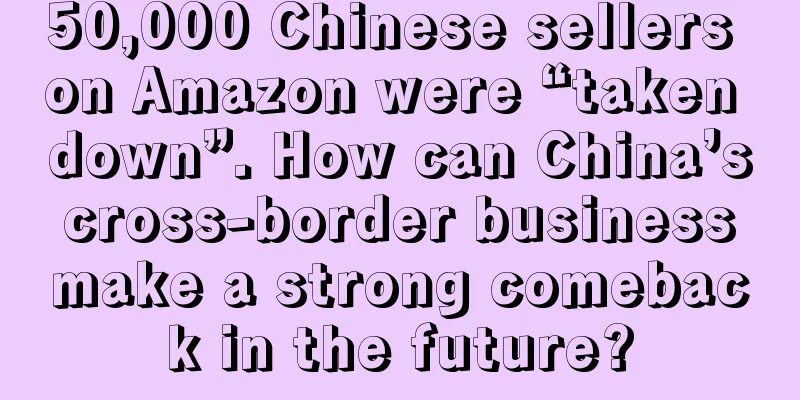 50,000 Chinese sellers on Amazon were “taken down”. How can China’s cross-border business make a strong comeback in the future?