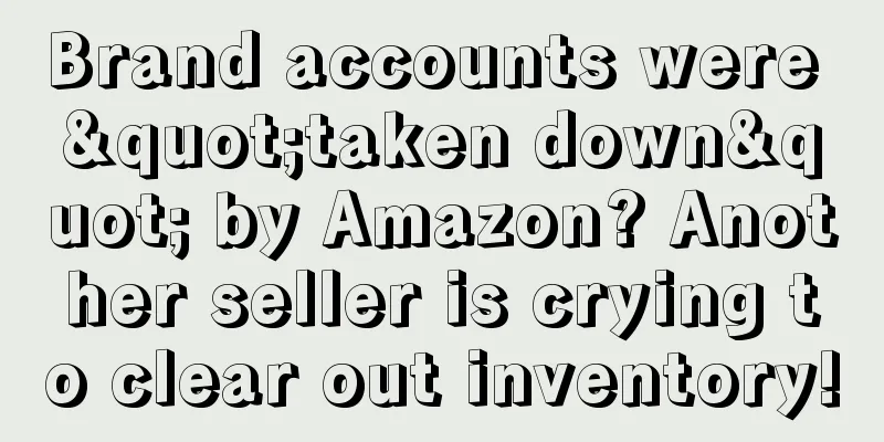 Brand accounts were "taken down" by Amazon? Another seller is crying to clear out inventory!