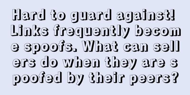 Hard to guard against! Links frequently become spoofs. What can sellers do when they are spoofed by their peers?