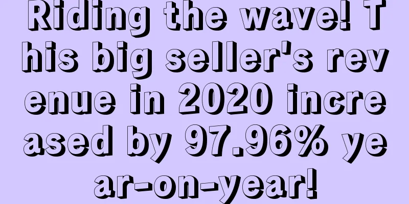 Riding the wave! This big seller's revenue in 2020 increased by 97.96% year-on-year!