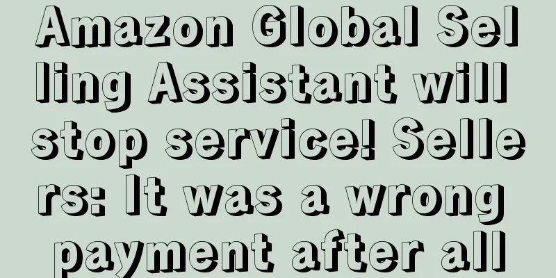 Amazon Global Selling Assistant will stop service! Sellers: It was a wrong payment after all