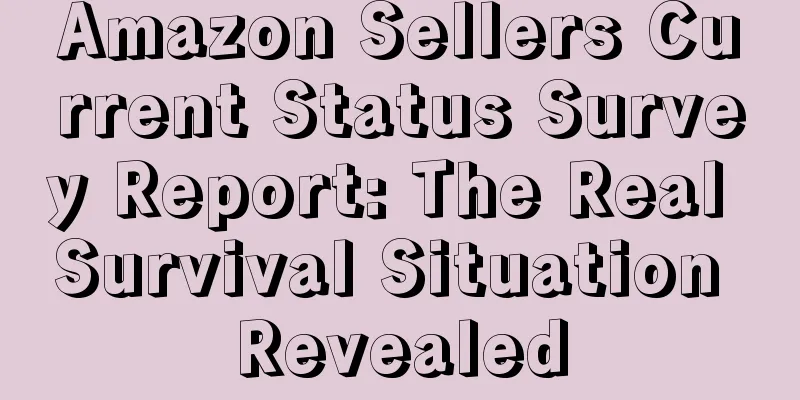Amazon Sellers Current Status Survey Report: The Real Survival Situation Revealed
