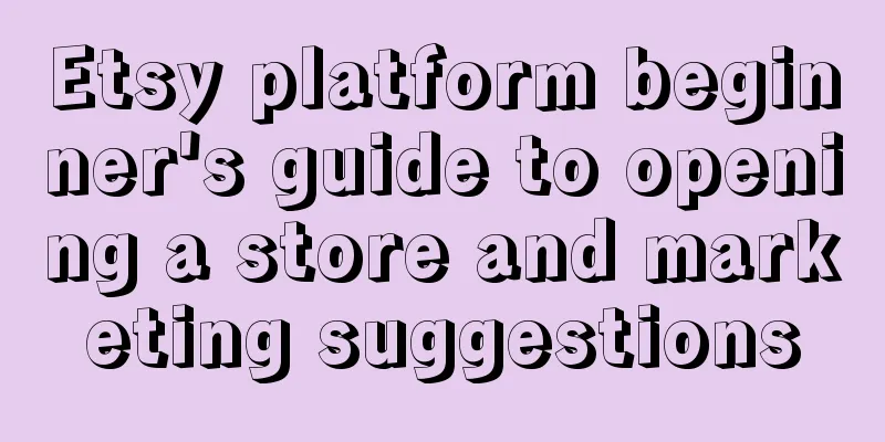 Etsy platform beginner's guide to opening a store and marketing suggestions