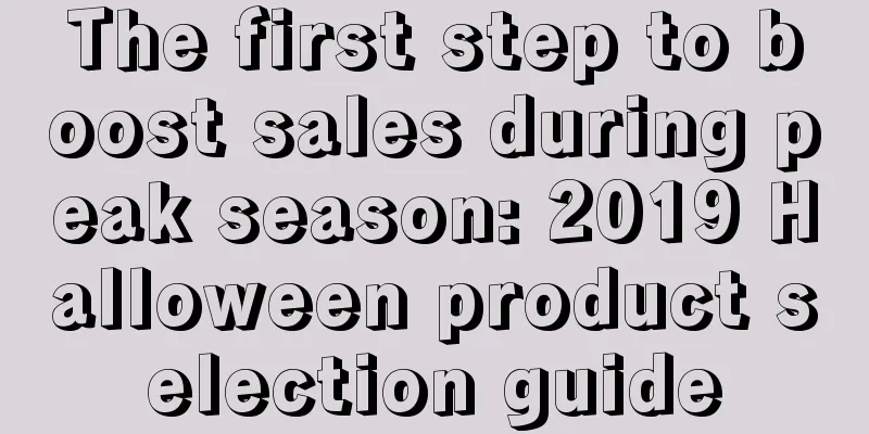 The first step to boost sales during peak season: 2019 Halloween product selection guide