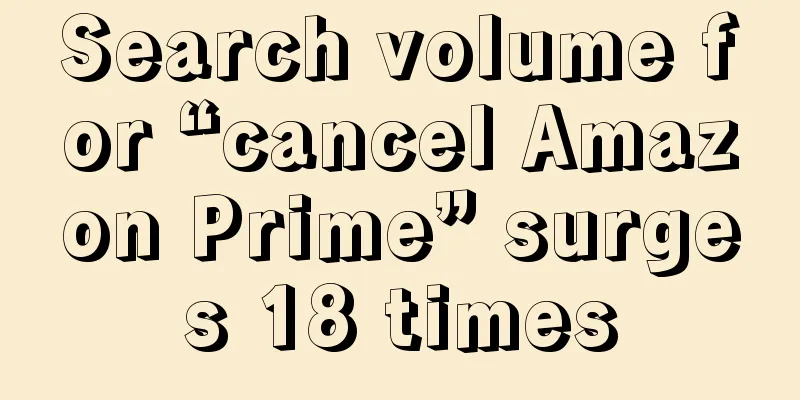 Search volume for “cancel Amazon Prime” surges 18 times