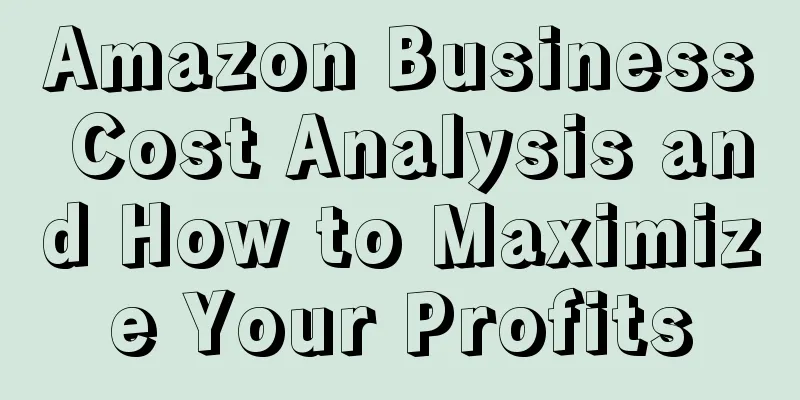 Amazon Business Cost Analysis and How to Maximize Your Profits