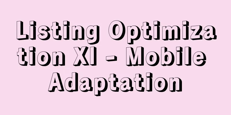 Listing Optimization XI - Mobile Adaptation