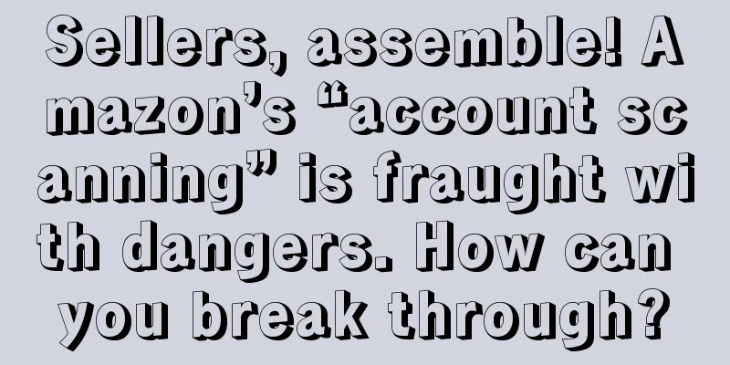 Sellers, assemble! Amazon’s “account scanning” is fraught with dangers. How can you break through?