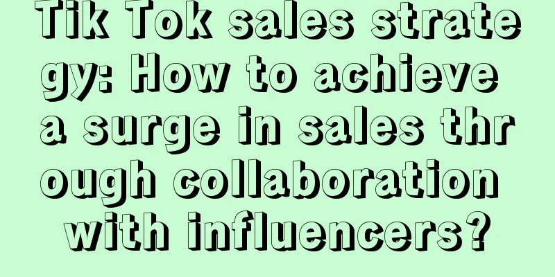 Tik Tok sales strategy: How to achieve a surge in sales through collaboration with influencers?