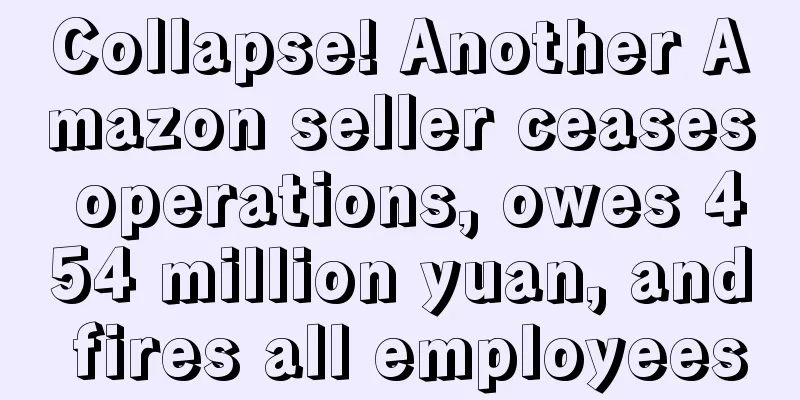 Collapse! Another Amazon seller ceases operations, owes 454 million yuan, and fires all employees