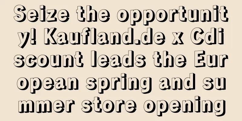 Seize the opportunity! Kaufland.de x Cdiscount leads the European spring and summer store opening