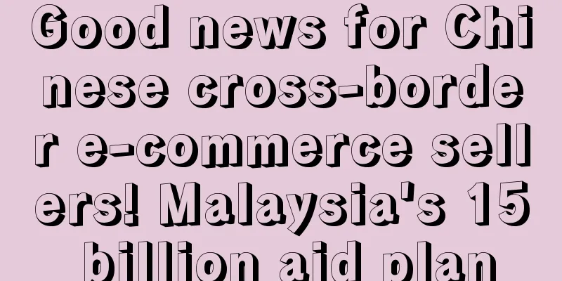 Good news for Chinese cross-border e-commerce sellers! Malaysia's 15 billion aid plan
