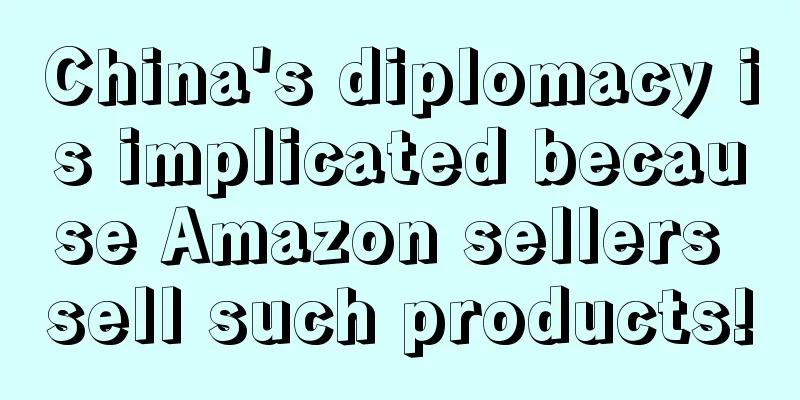 China's diplomacy is implicated because Amazon sellers sell such products!