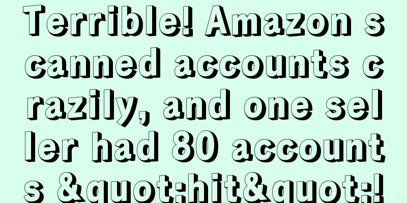 Terrible! Amazon scanned accounts crazily, and one seller had 80 accounts "hit"!